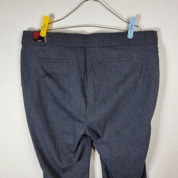 Briggs Womens Heather Grey Comfort Waistband Slimming Pants Size 22WS - Picture 9 of 12